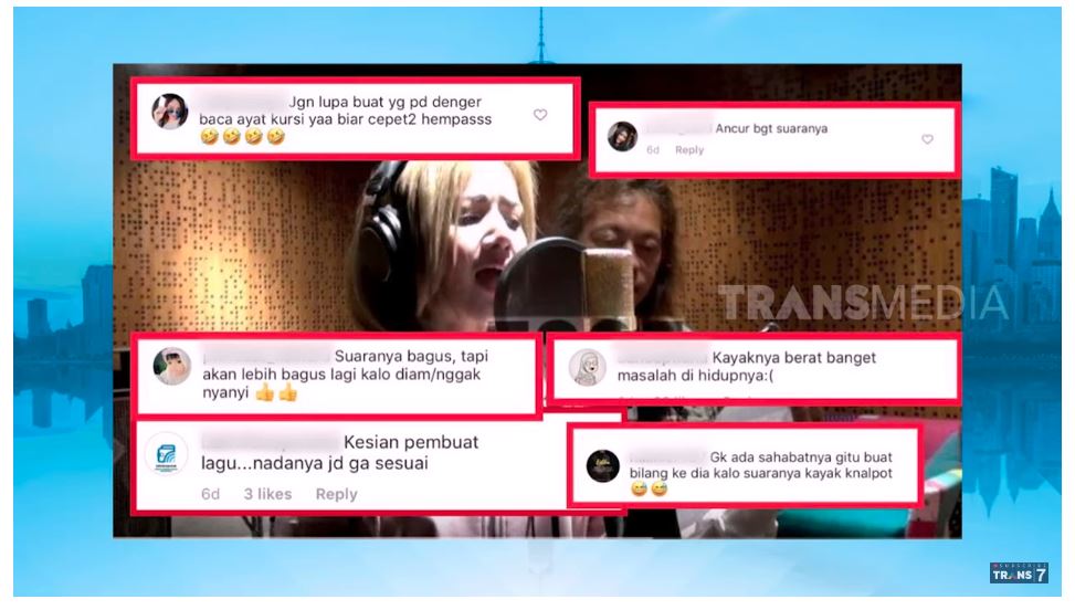 Komentar netizen atas suara Barbie Kumalasari