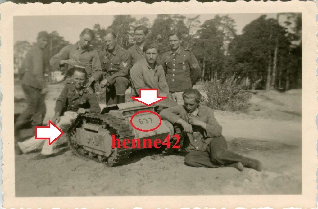 Foto Dt. Ladungsträger Goliath SdKfz 303 mit Num