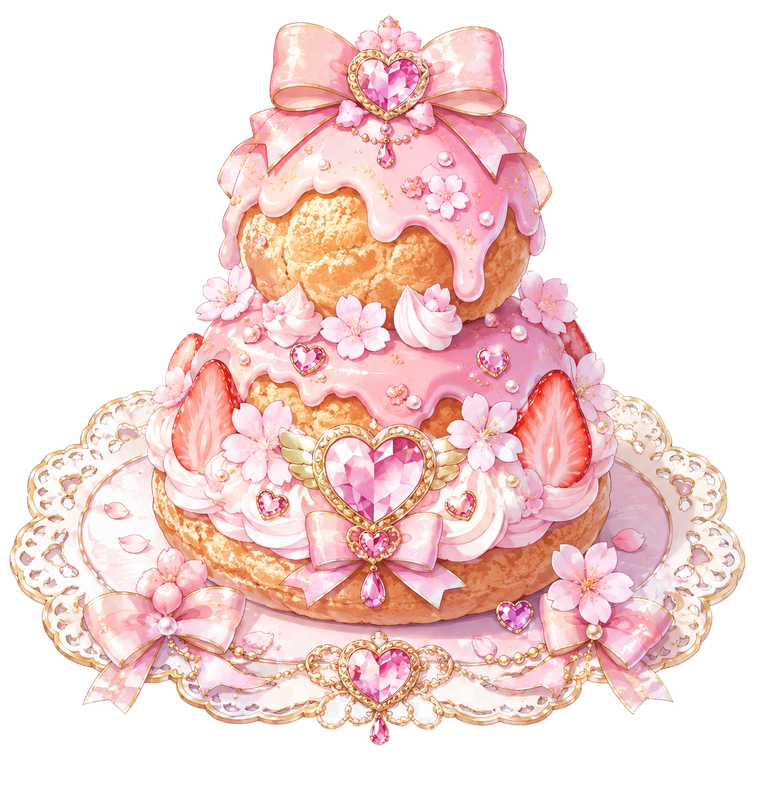 03 Kawaii magical dessert tower 8
