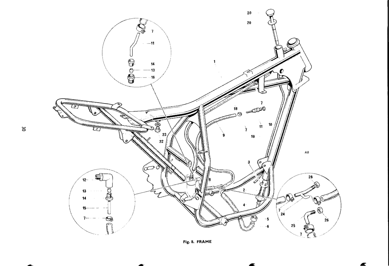 TR25W 71 Parts Book Oil Lines