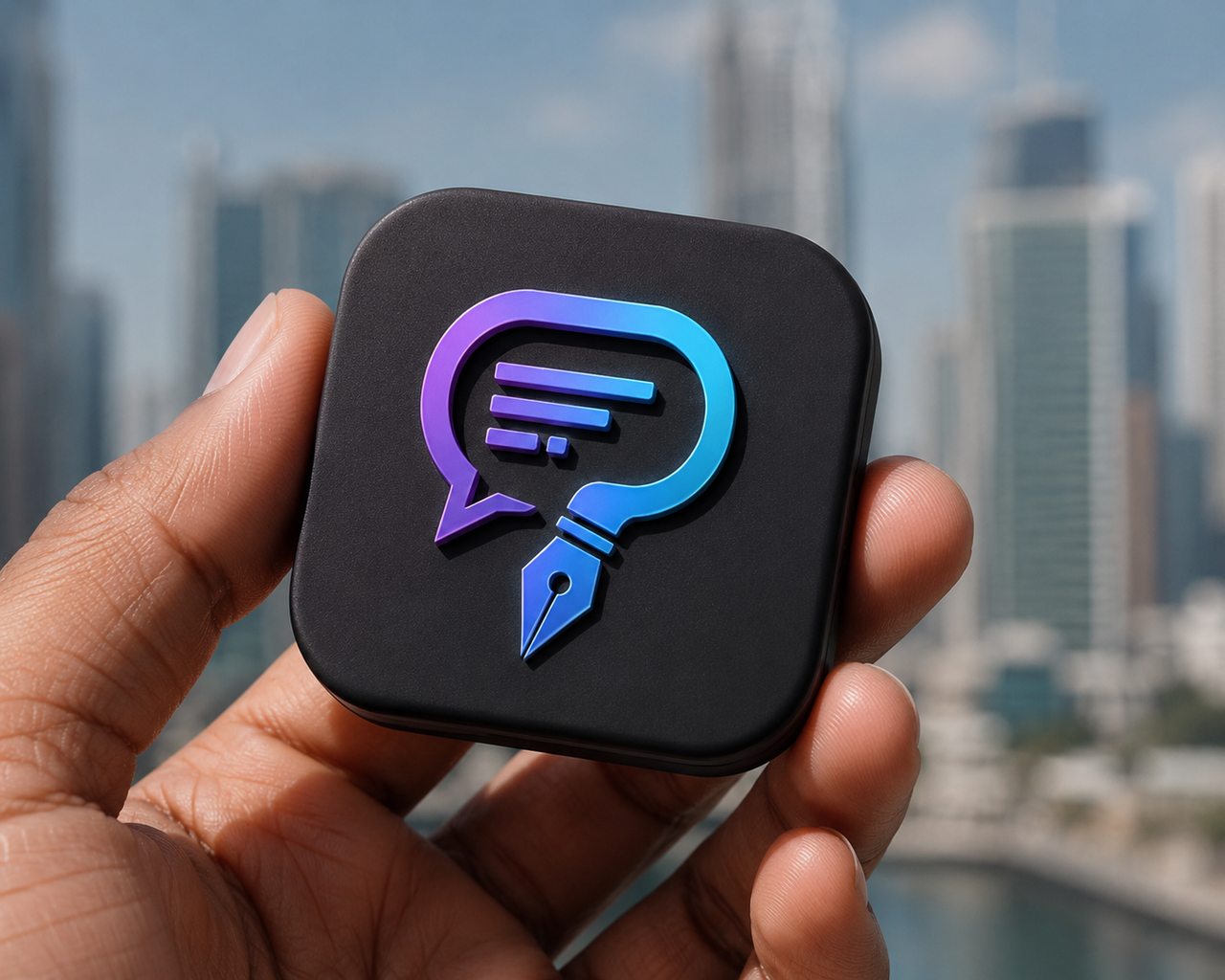 Result of: Iconic Grip: Logo in Hand