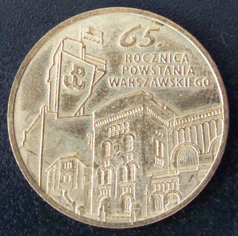 POL. 2 Zloty (2009, 65 Aniversario Alzamiento de Varsovia) - rev