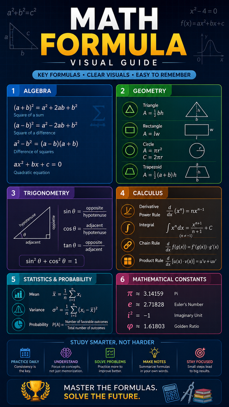 Math Formula Visual Guide Generator