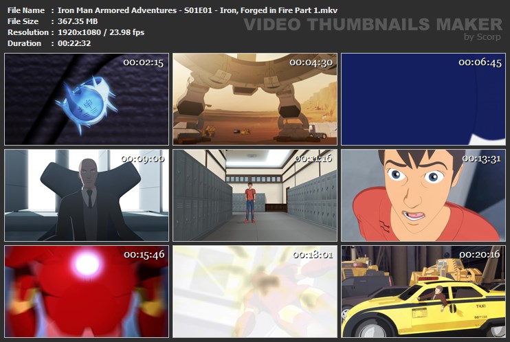 Iron Man Armored Adventures - S01E01 - Iron, Forged in Fire Part 1.mkv
