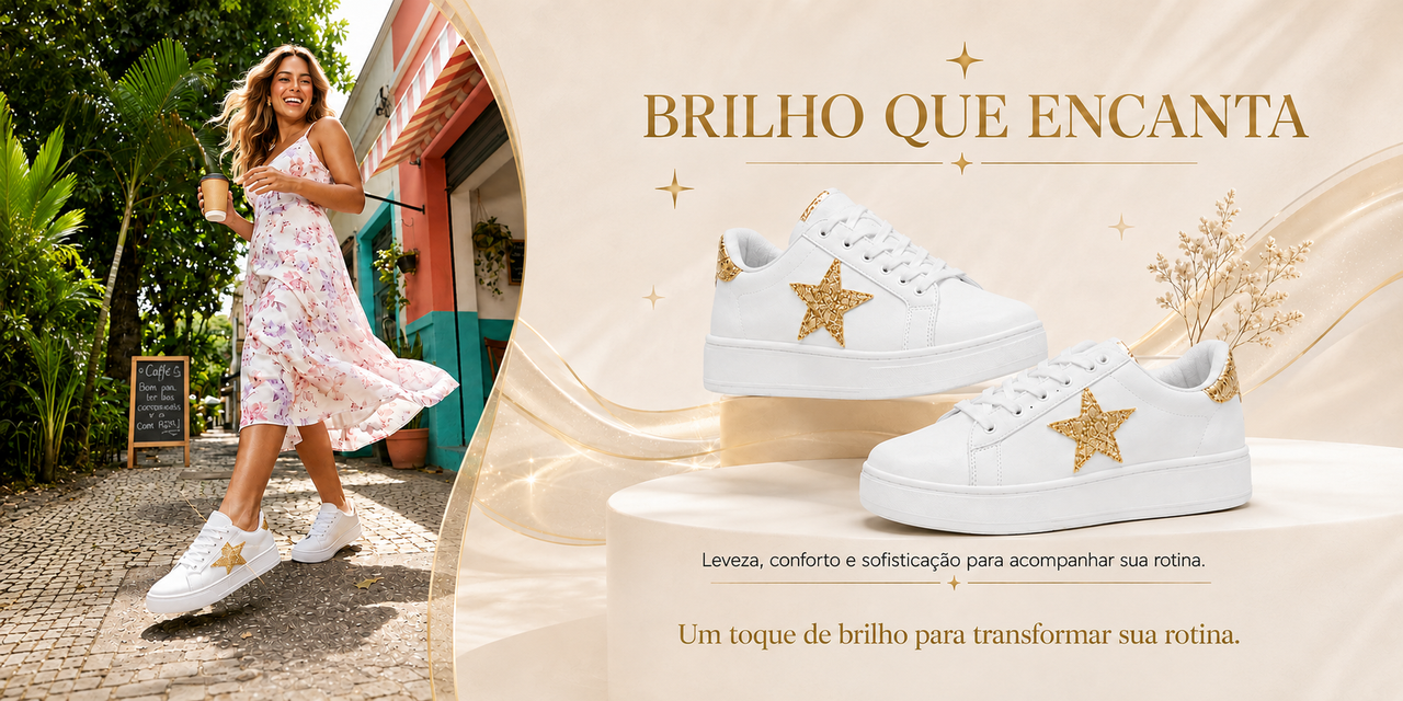Banner Tênis It Urban Star Casual Feminino
