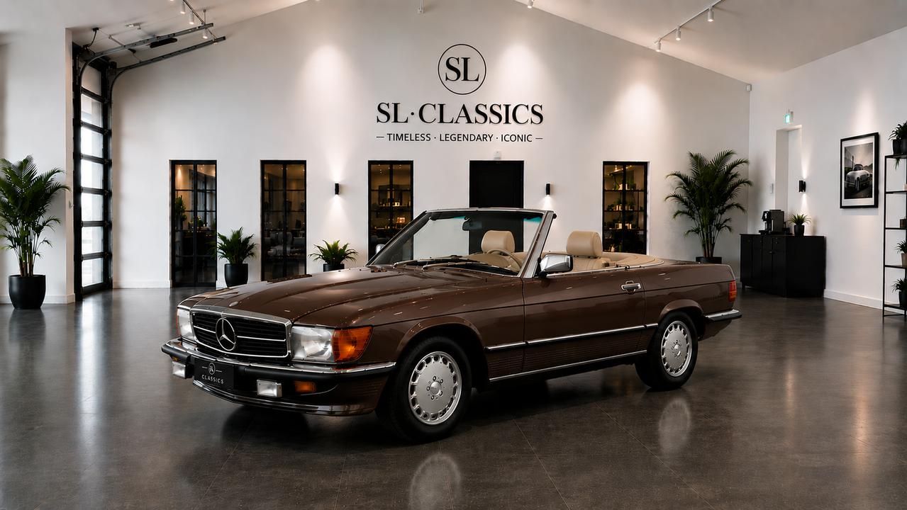 Mercedes-Benz 560 SL DB 432 Bisonbraun Metallic