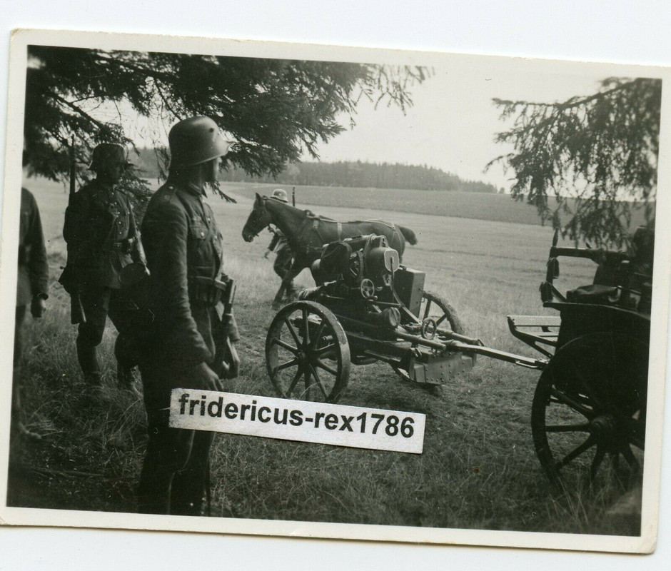 Foto WH 1935 Manöver mit Minenwerfer Granatwerfer Truppenübungsplatz