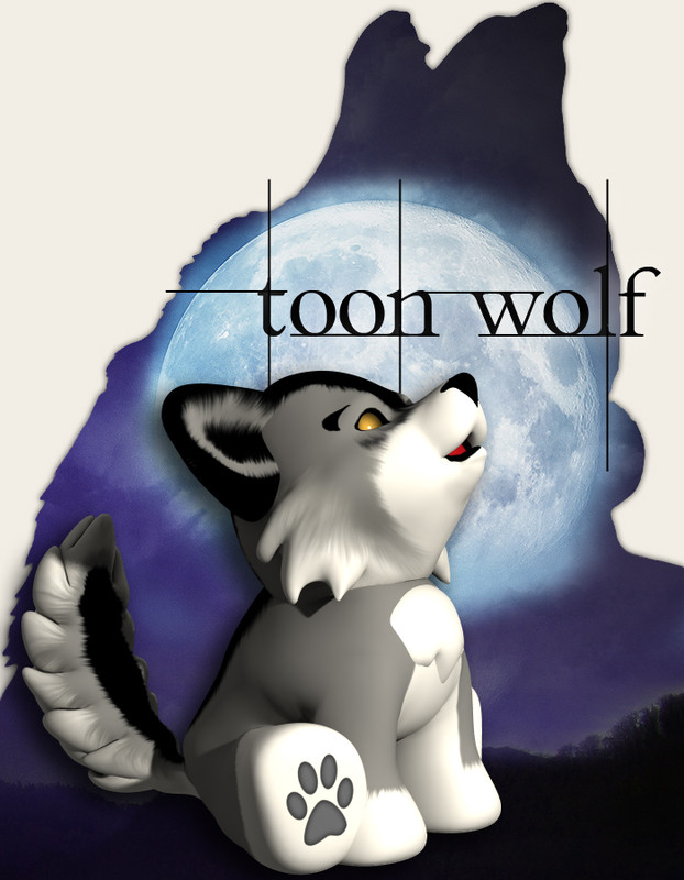 Toon Animals Wolf1