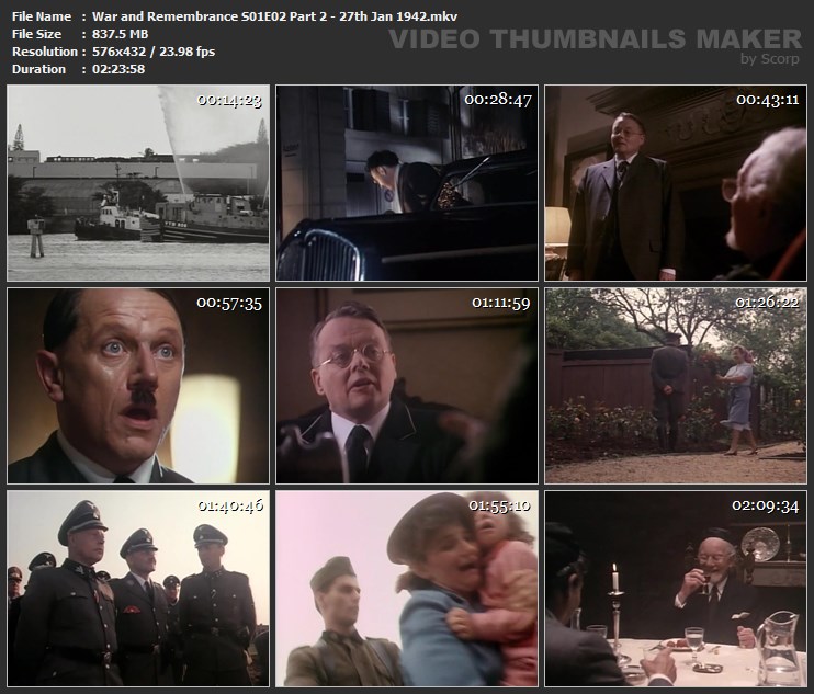 War and Remembrance S01E02 Part 2 - 27th Jan 1942.mkv