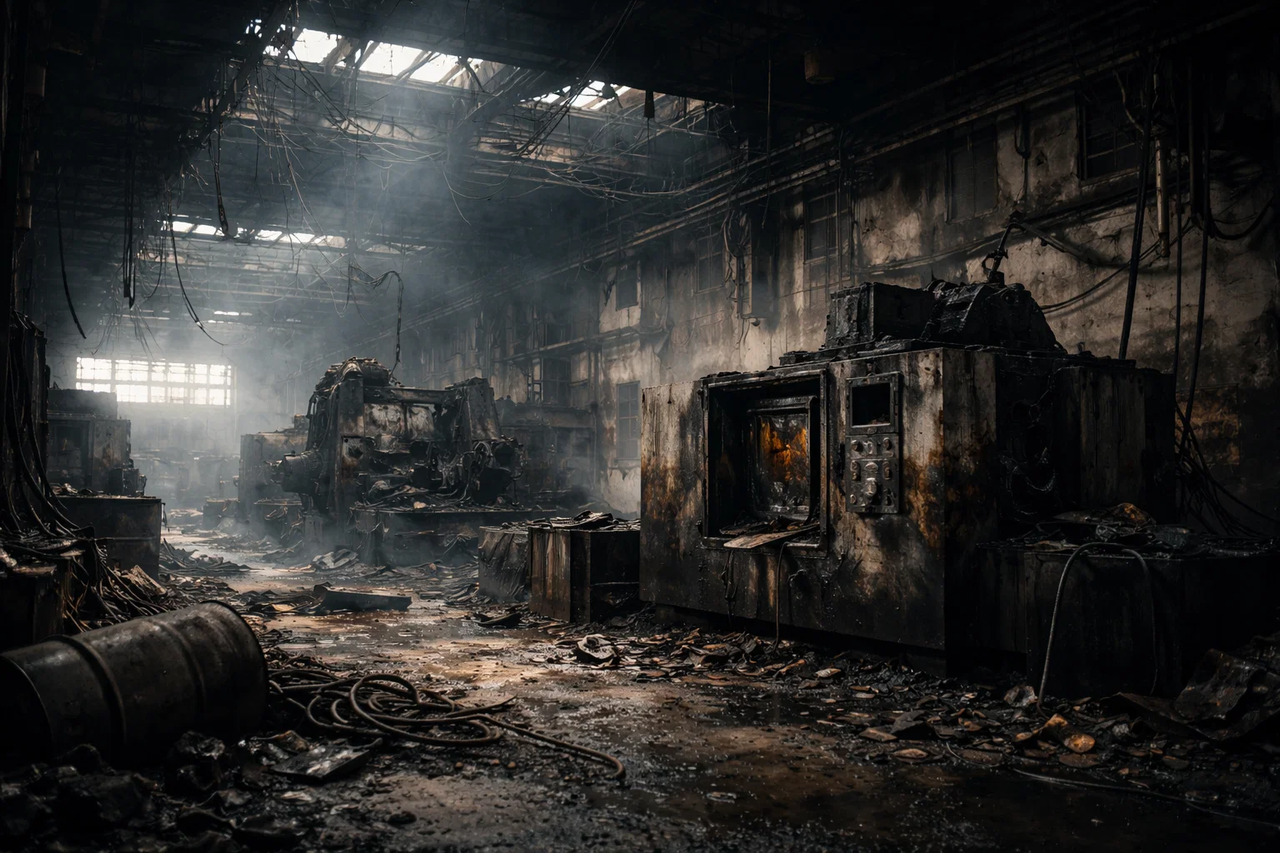 Сгоревший цех и отказ страховой: почему полис не покрывает ущерб, если система пожаротушения не обслуживалась