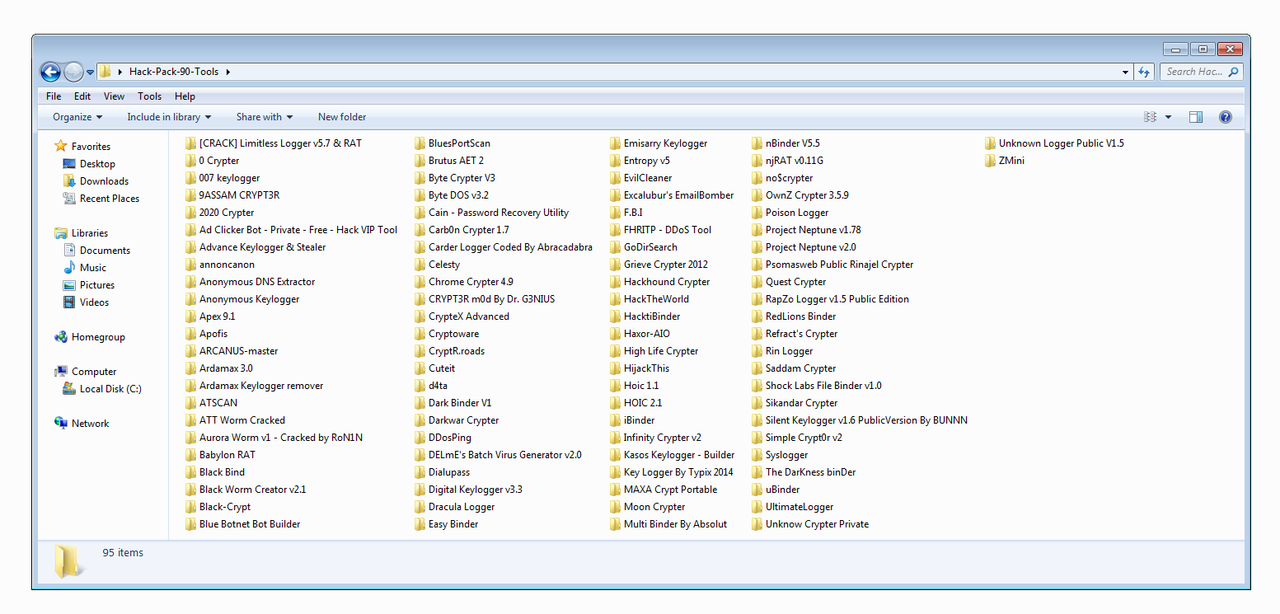 HACK PACK | Crypters, Binders, Keyloggers and more | 100+ TOOLS