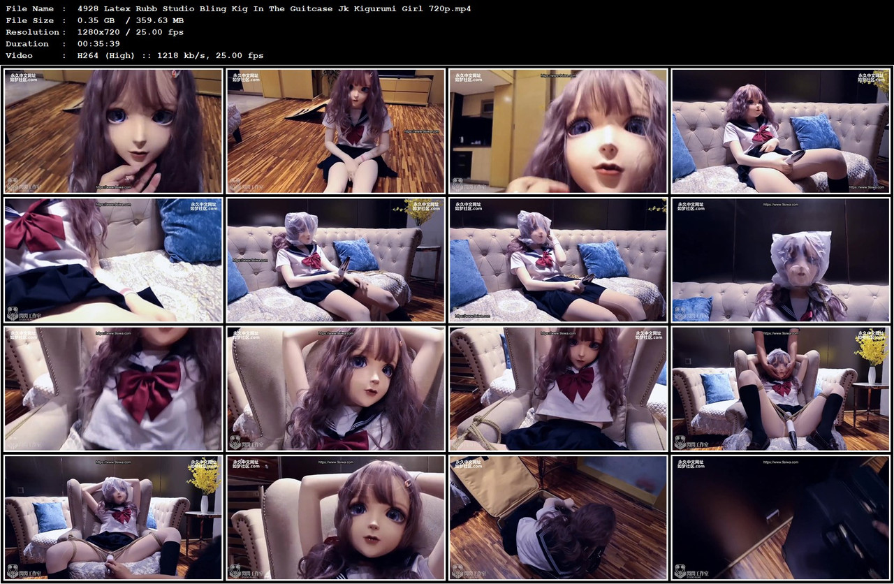 4928 Latex Rubb Studio Bling Kig In The Guitcase Jk Kigurumi Girl 720p mp4