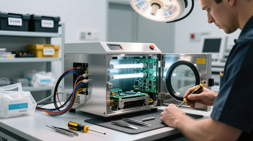 Ремонт УФ-стерилизатора для инструментов