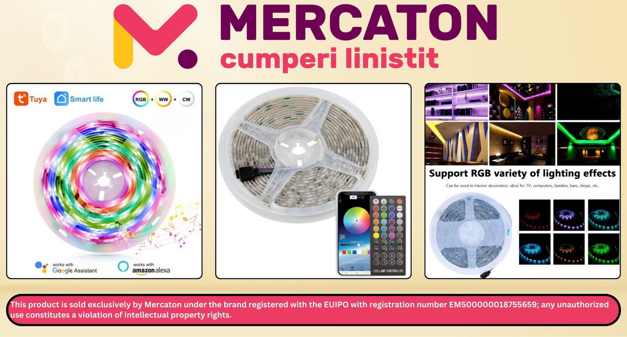 Mercaton Smart LED traka, vodootporna IP65, Bluetooth i upravljanje putem aplikacije