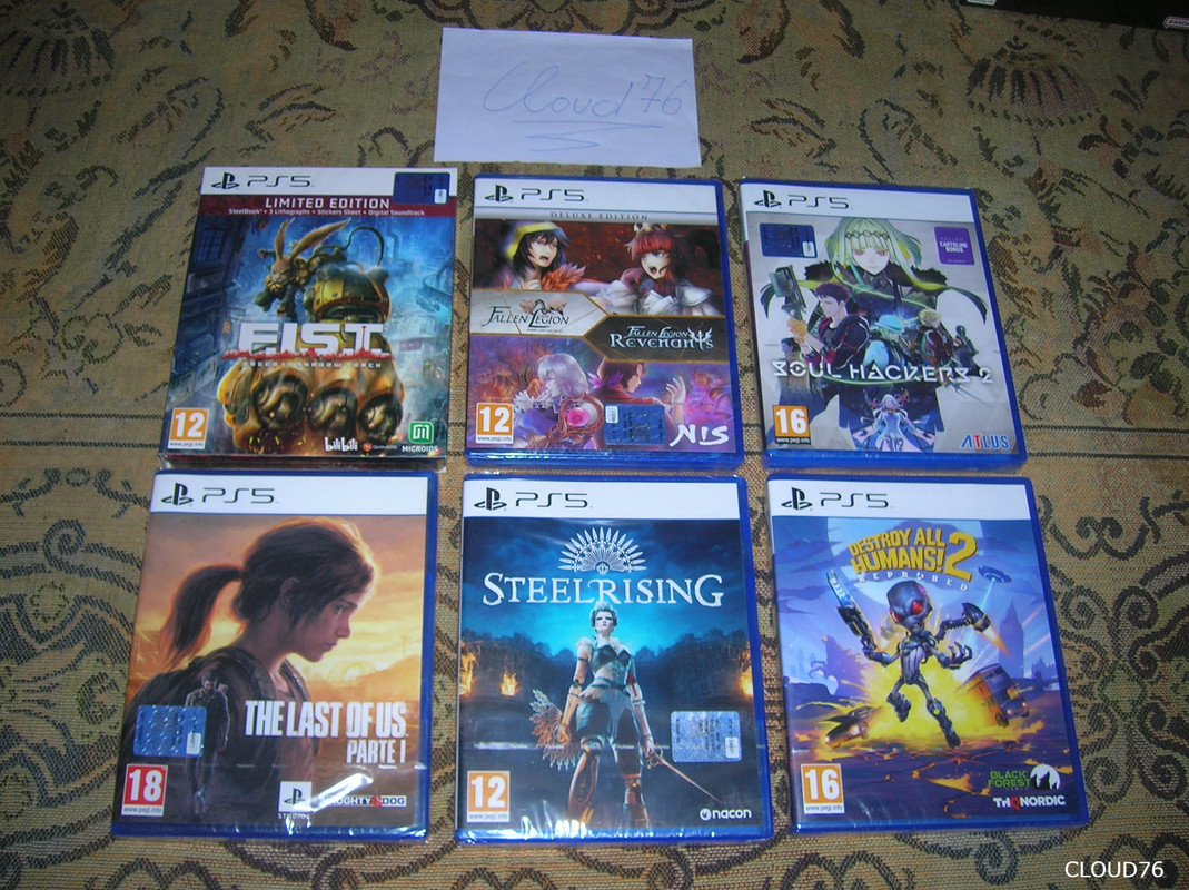 Ma collection Retrogame Giochi-Ps5