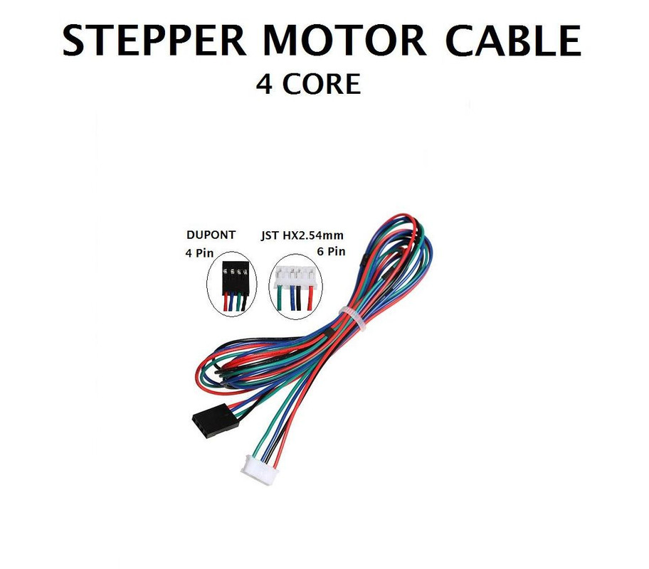 Dupont Cable 4 pin to 6pin for Stepper Motor Wire Connection