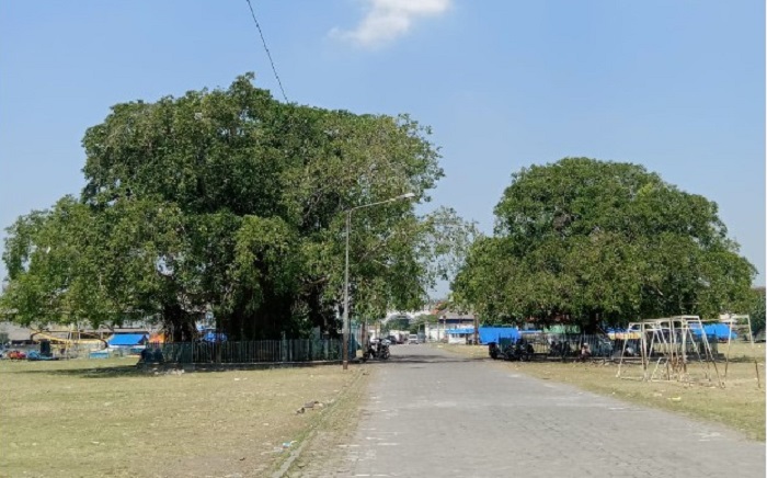 Alun-alun Keraton Kasunanan Surakarta, Solo, Jawa Tengah.