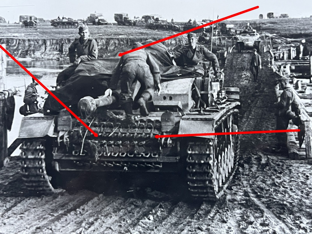 Foto Sturmgeschutz uberschreiten den Don bei Woronesch 2