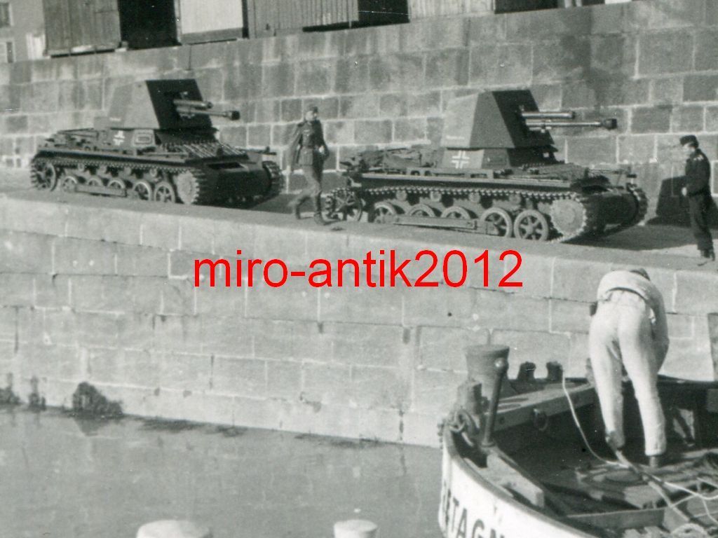 Foto, Wehrmacht, Panzerjäger I, Verladeübung, Ka