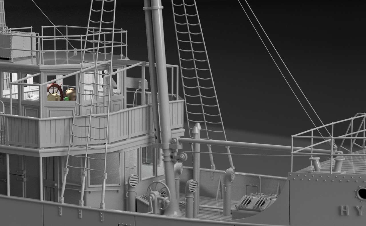 The Ship Model Forum • View topic SS Hydrograaf, 1/100 3D