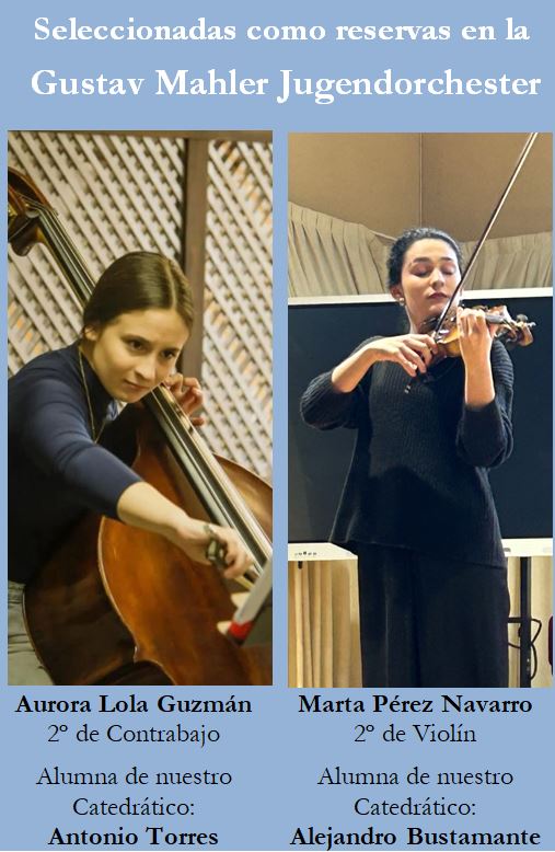 Aurora Lola Guzmán y Marta Pérez Navarro: Reservas, Gustav Mahler Jugendorchester