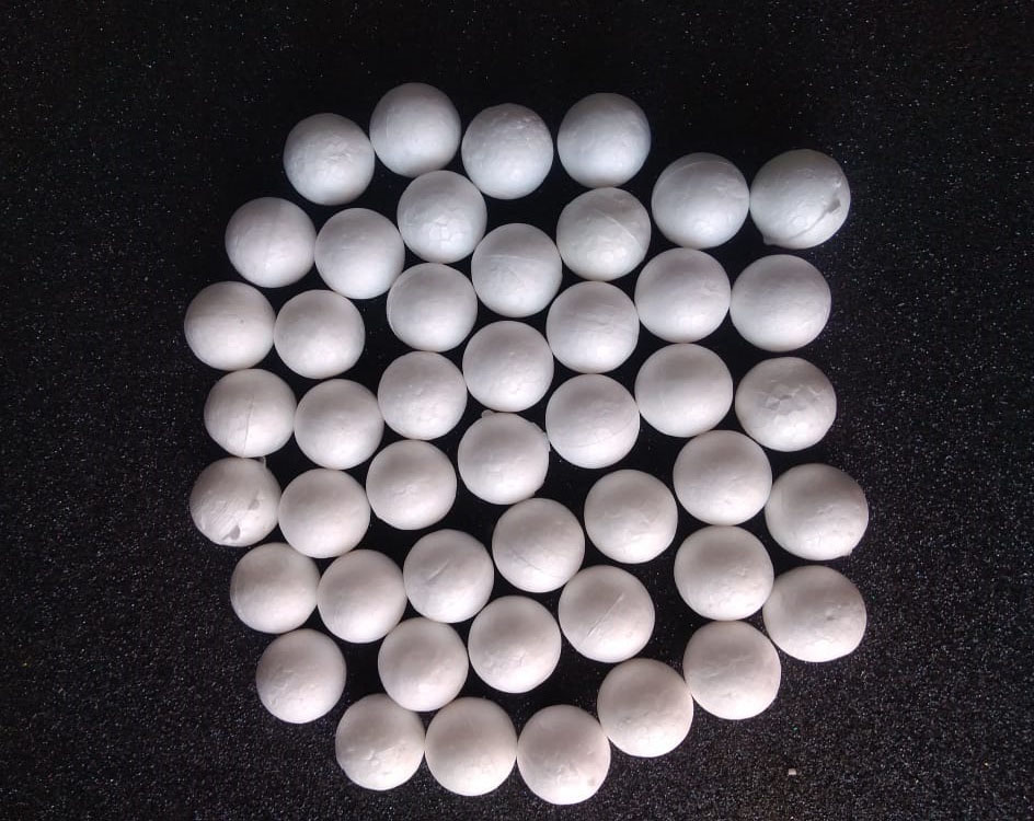 100 Bola de icopor #1 esferas de espuma para artes y manualidades