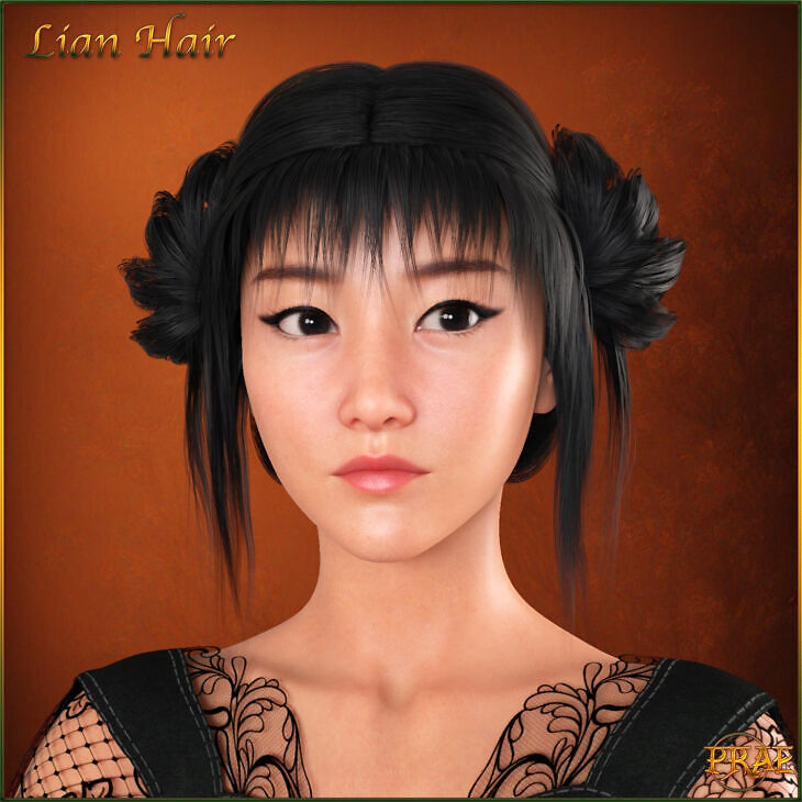 Prae-Lian Hair for G8 G9 Daz