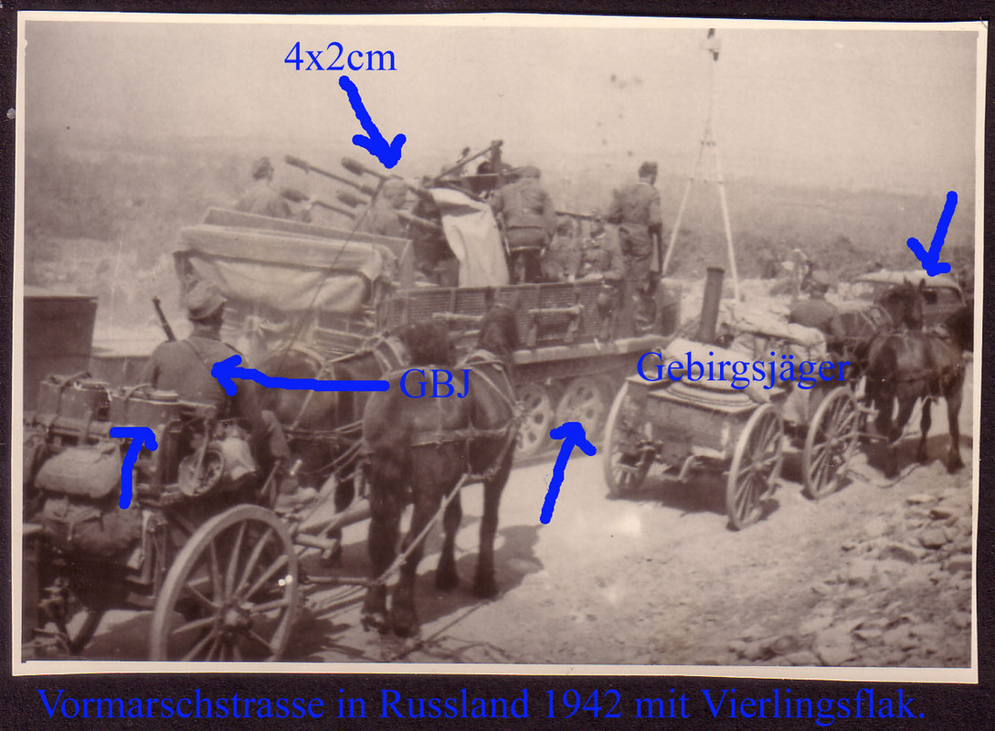 Vierlingflak,Gebirgsjäger(3.GD),Wehrmacht,Russla
