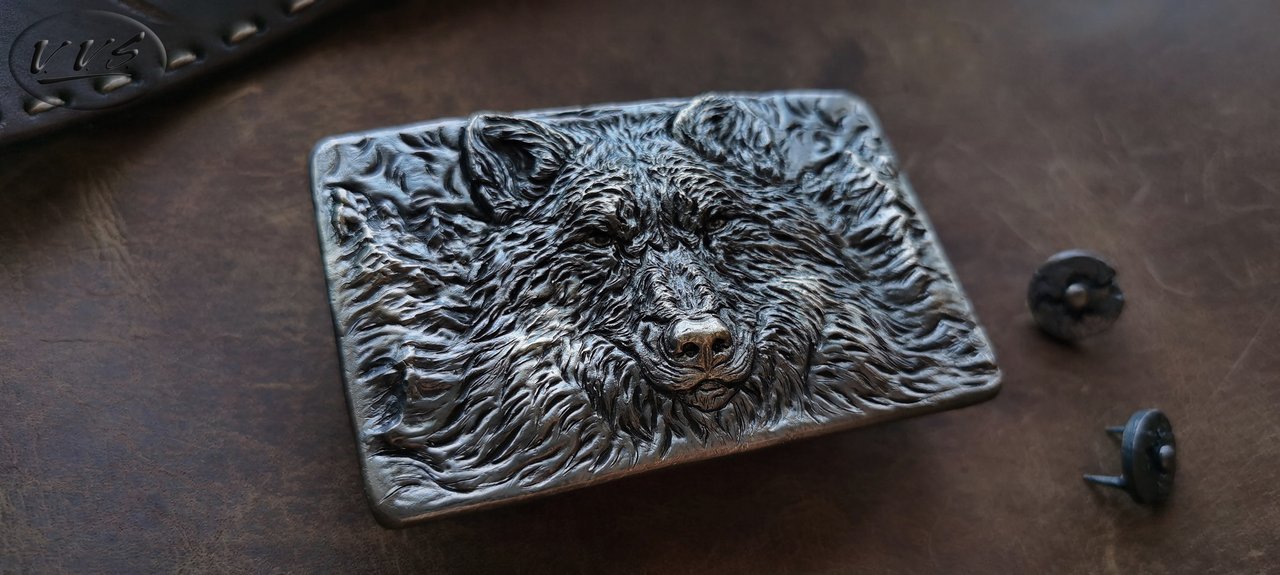 пряжка волк4