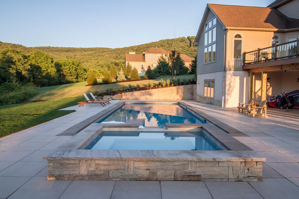 gunite pool contractors and customer builders of north jersey