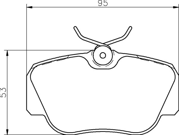 Ceramic Front Brake Pad Set Ceramic Front Brake Pad Set