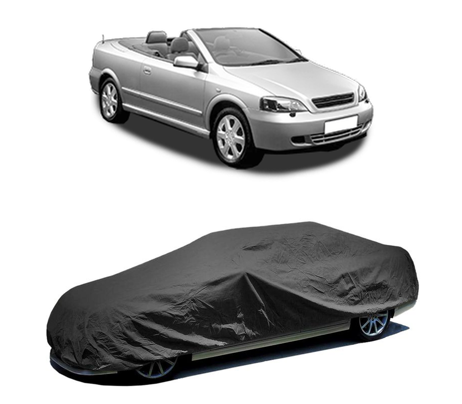 Husa tip prelata auto pentru OPEL ASTRA G Convertible (T98) 2001 - 2005,culoare negru, material textil impermeabil, rezistanta la intemperii praf UV, CARPASSION Husa Protectie