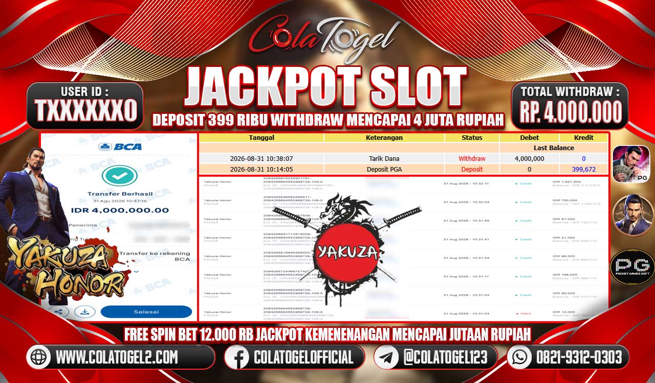 JACKPOT SLOT GACORR!!