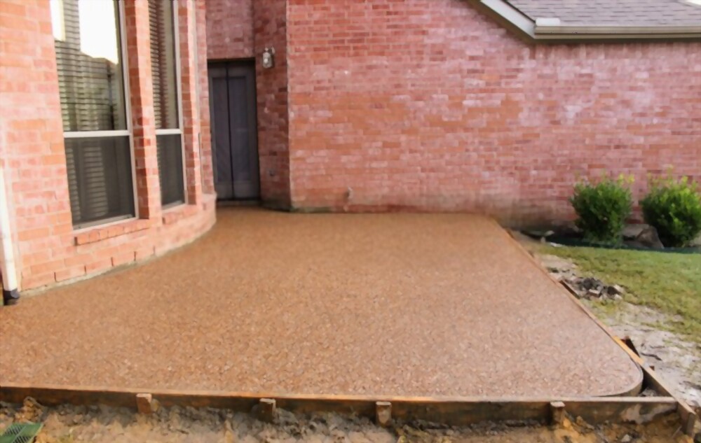 exposed aggregate concrete 