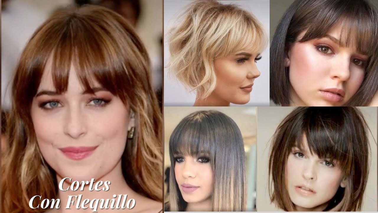 Cortes de cabello con flequillo de moda para renovar tu look