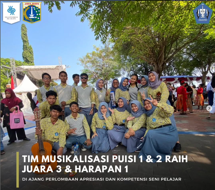 TIM MUSIKALISASI PUISI 1 & 2 RAIH JUARA 3 & HARAPAN 1