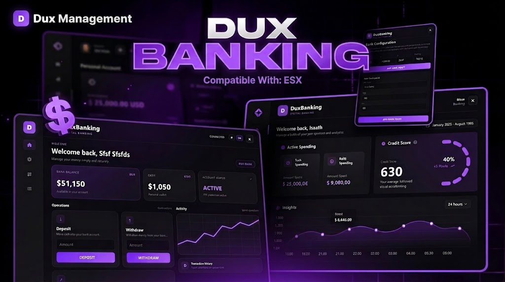 DuX Banking - ESX Script