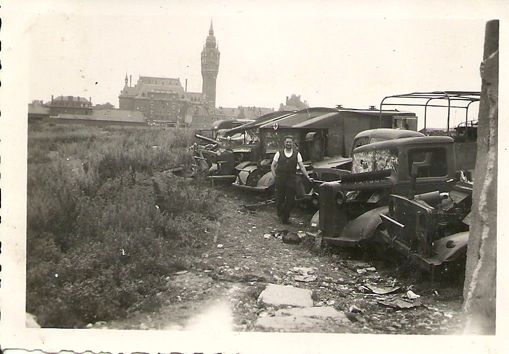 Foto Engl Kriegstechnik Zerstörung Kampfeinsatz Dünkirchen Frank