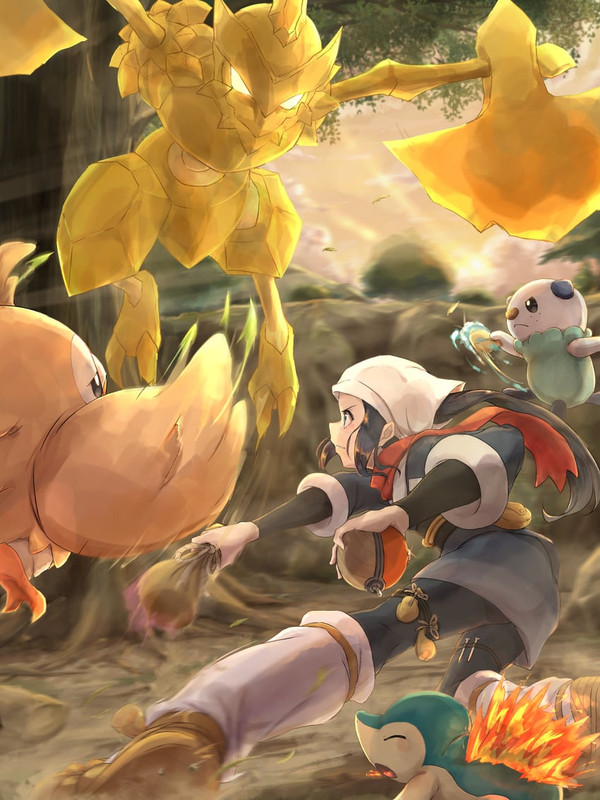 akari-rowlet-oshawott-cyndaquil-and-klea