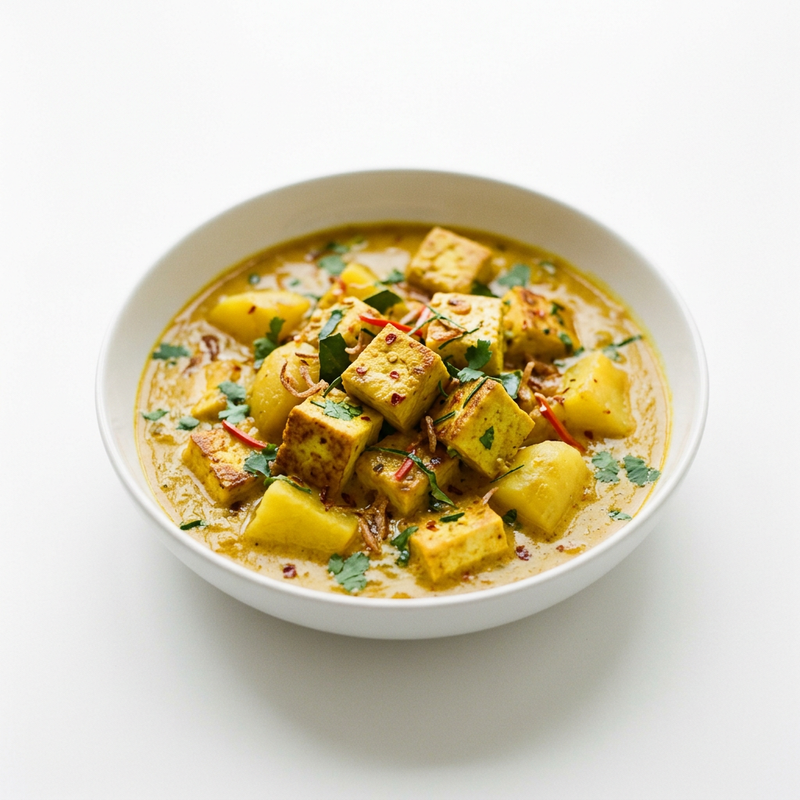 Curry Amarillo con Tofu