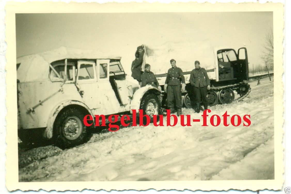 FAHRZEUG - KÜBELWAGEN   RAUPENSCHLEPPER OST -SUP