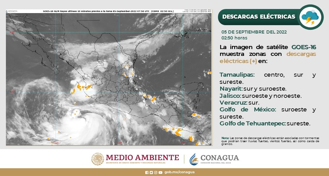 Clima 05 de septiembre: Tormenta tropical “Kay”, se localizará en zonas de Michoacán