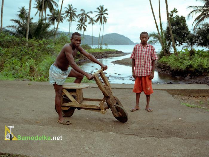 Самоедельные скутера из дерева