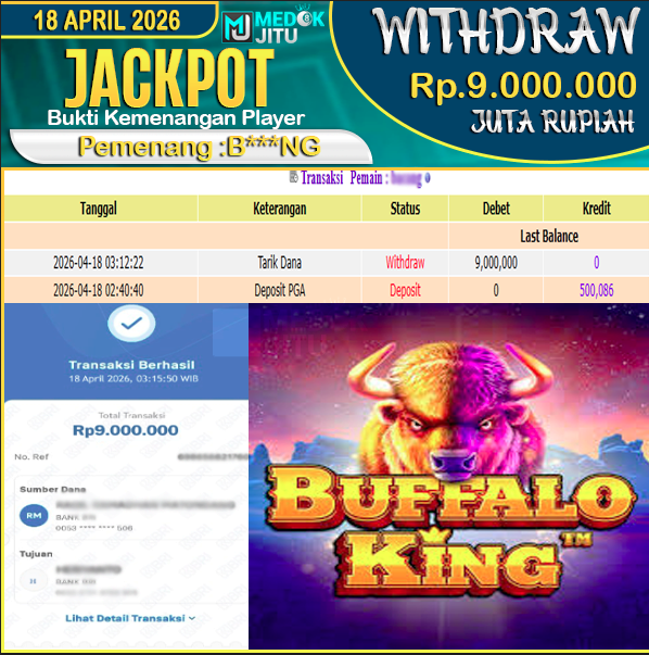 jackpot-permainan-slot-buffalo-king-pragmatic-play-rp-9000000-dibayar-lunas-di-medokjitu