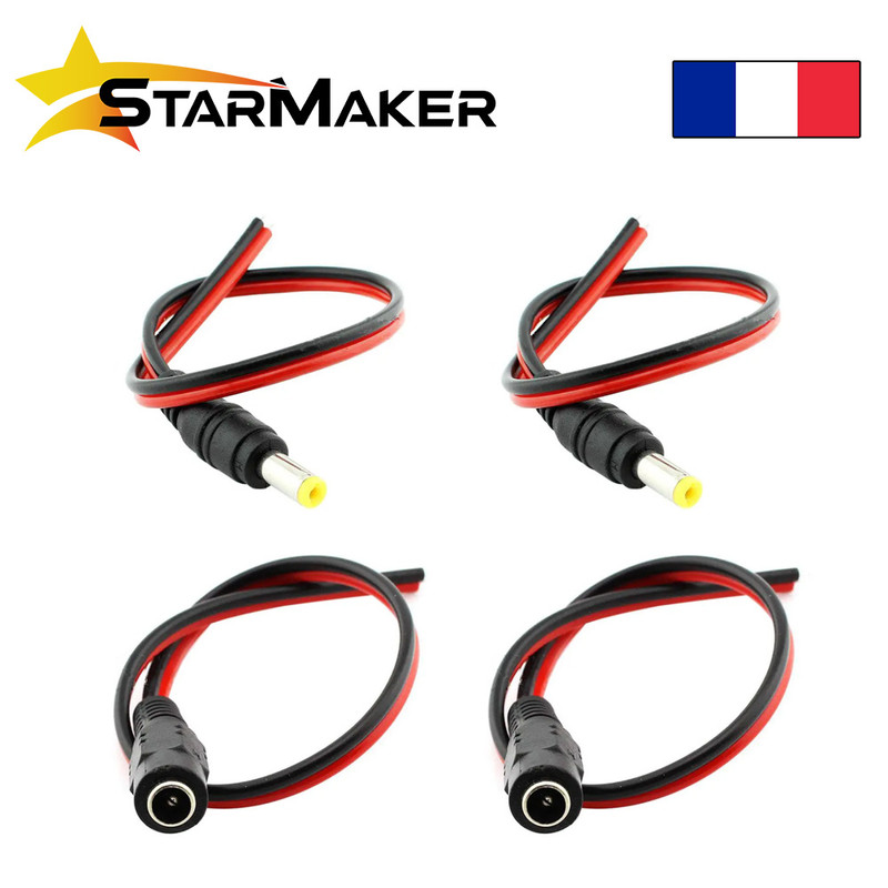 Câble Dalimentation Dc 5.5x2.1mm-jack Connecteur 3m (m/h) à Prix