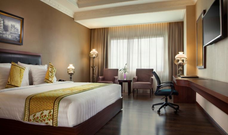 Kamar penginapan di The Rich Jogja Hotel