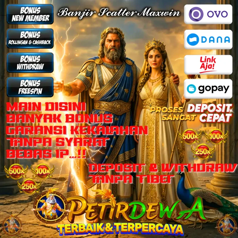 PETIRDEWA: Situs Slot Online Resmi dengan Game Terlengkap & Depo 10K QRIS 2026