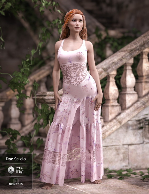 Darling Dress for Genesis 3 and 8 Female(s) Darling Dress for Genesis 3 and 8 Female(s)