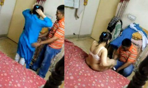Hot aunty wearing her clothes after sex exclusive