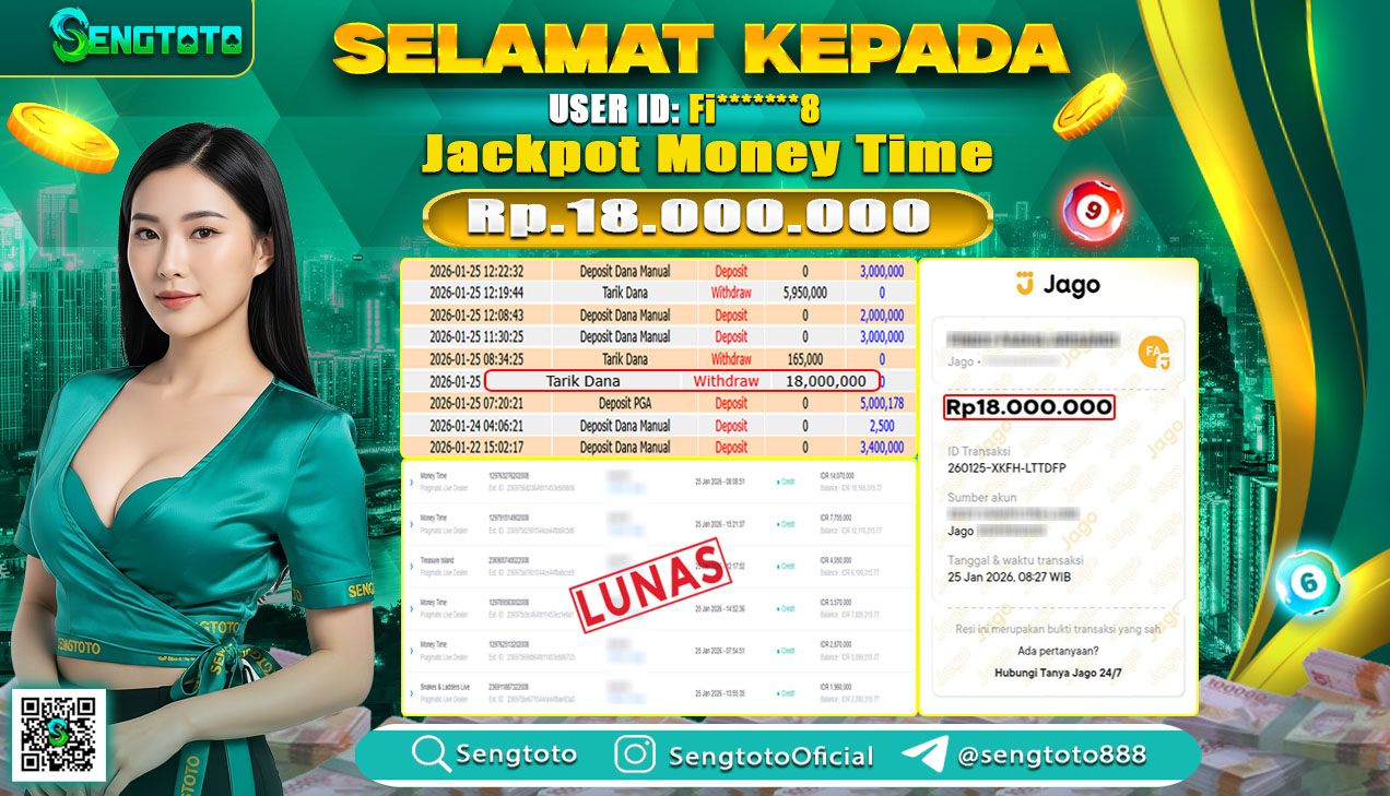 BUKTI PEMBAYARAN SLOT MONEY TIME